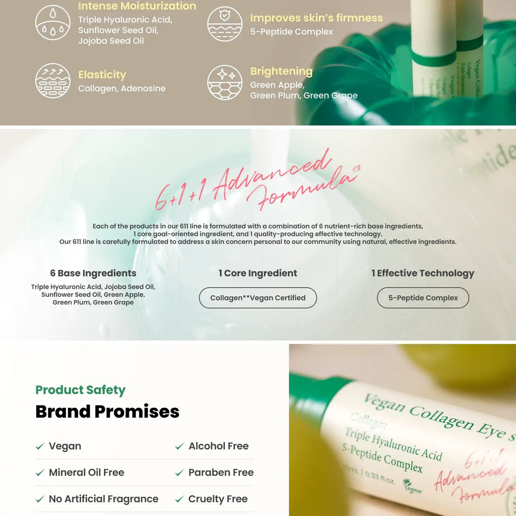 Vegan Collagen Eye Serum – Target Wrinkles, Puffiness &amp; Dark Circles Souq Al Riyad